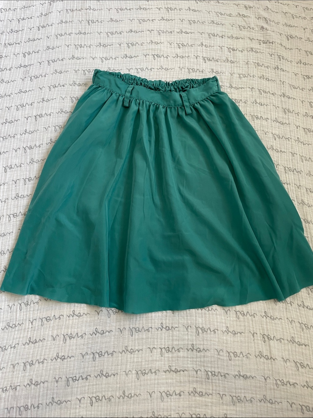 Xhilaration Teal A-Line Skirt